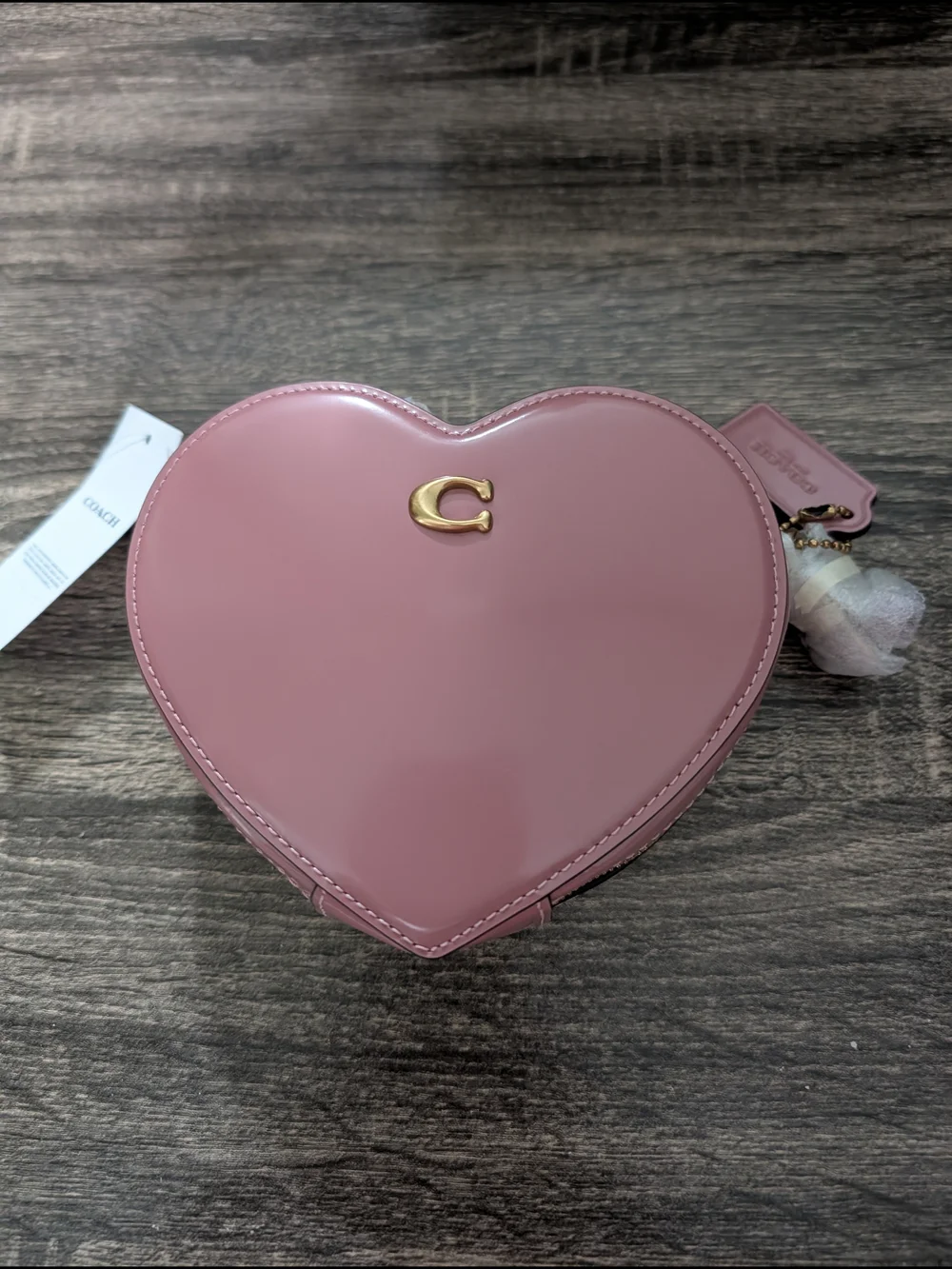 Coach Heart Crossbody Bag in Pink